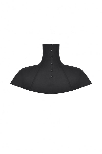 Black Bead High Collar Women's Gothic Punk Neckwear
