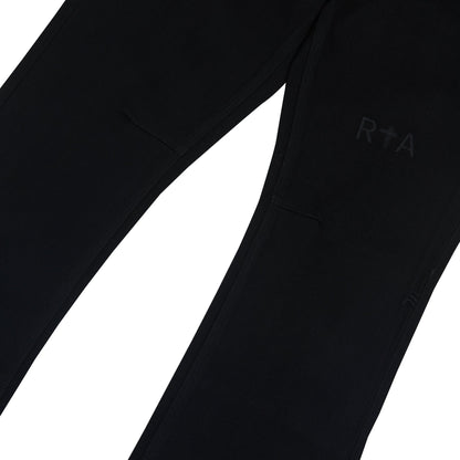 Denis Flared Denim | Black Logo