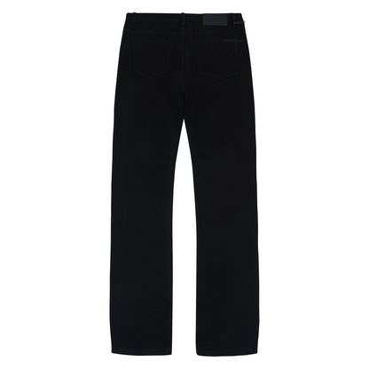 Denis Flared Denim | Black Logo