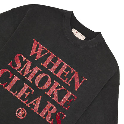 Diamond Tee | Off-Black/Red