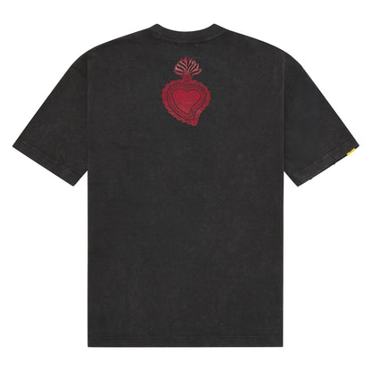 Diamond Tee | Off-Black/Red
