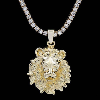 18k Vermeil Gold Lion Pendant