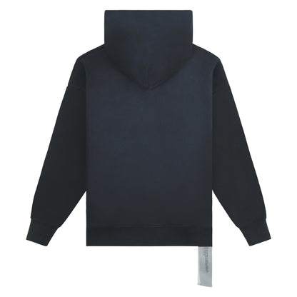 Gothic Applique Hoodie | Black