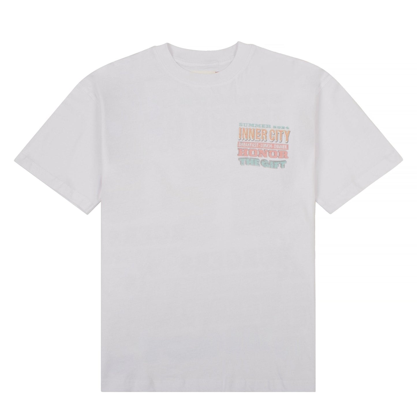 HTG Burgers Tee | White