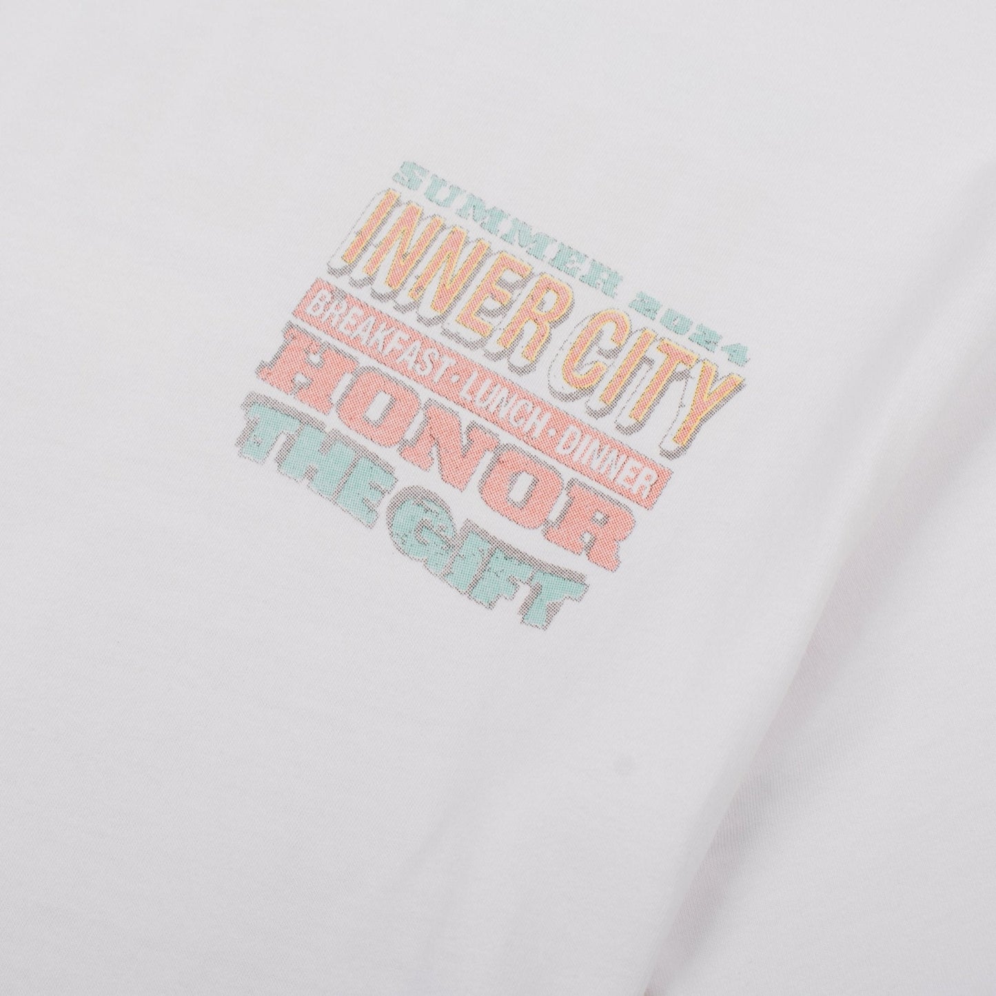 HTG Burgers Tee | White