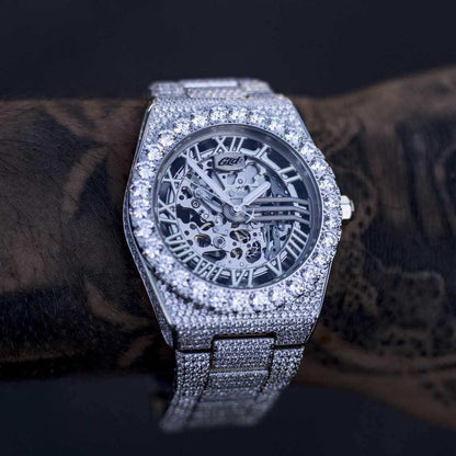 42MM Iced Alpha Era® Luminous Skeleton 316