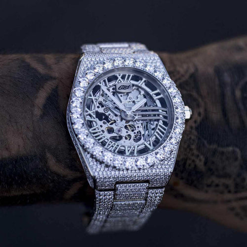 42MM Iced Alpha Era® Luminous Skeleton 316
