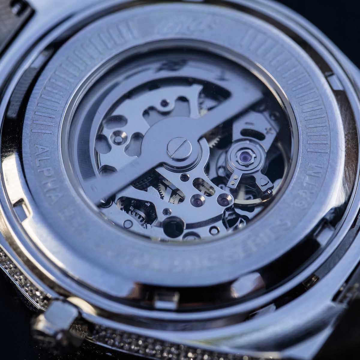 42MM Iced Alpha Era® Luminous Skeleton 316