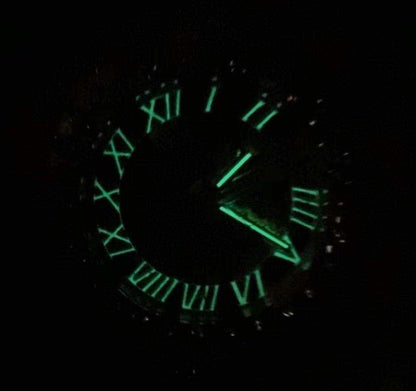 42MM Iced Alpha Era® Luminous Skeleton Gold