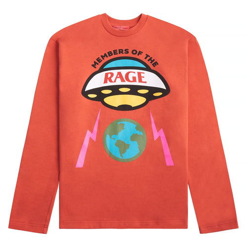 Long Sleeve Logo Tee | Infrared