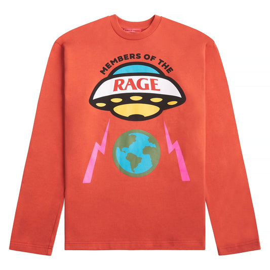 Long Sleeve Logo Tee | Infrared