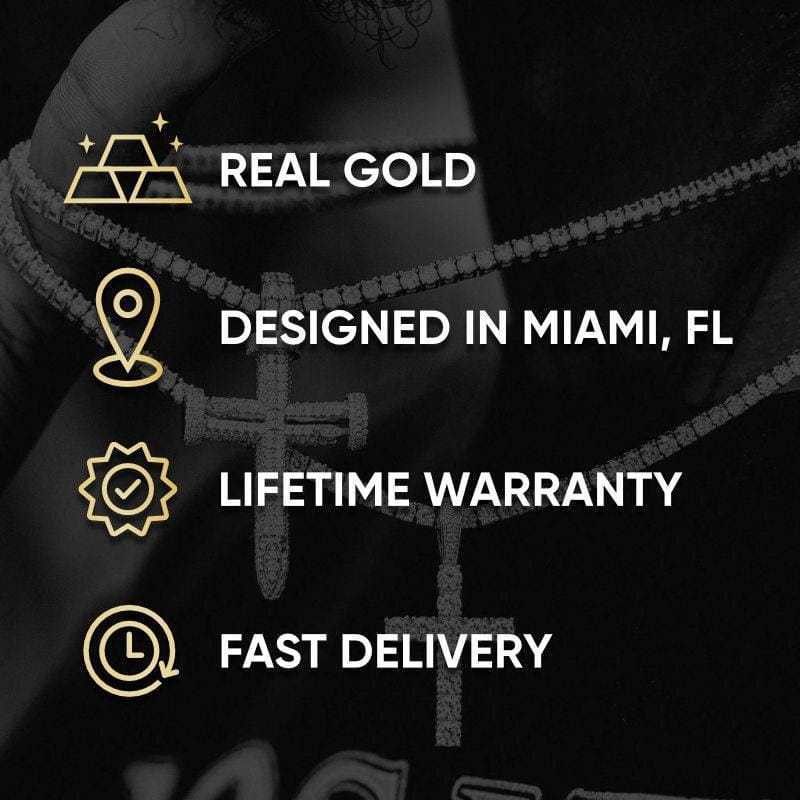 2 Chains + 2 Pendants - White Gold