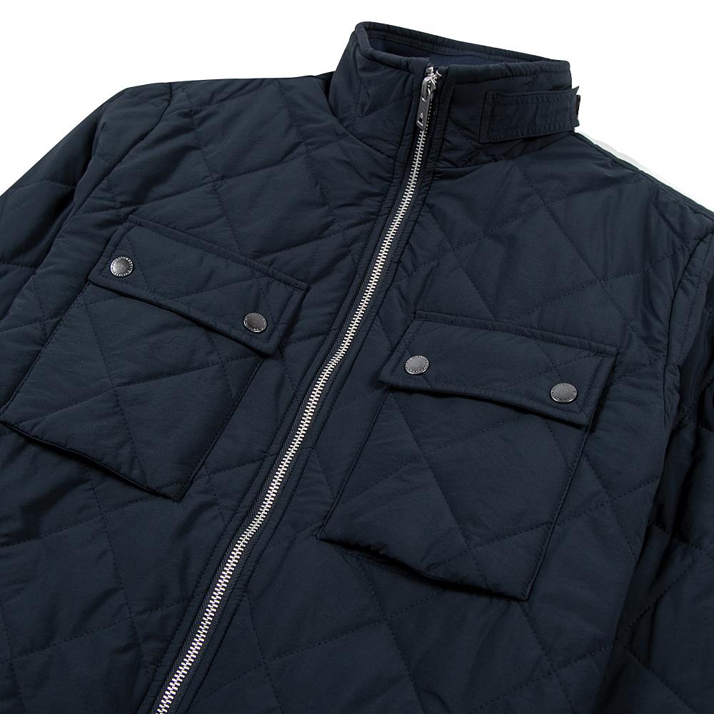 Quilted Short Jacket | Navy