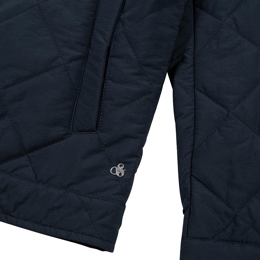 Quilted Short Jacket | Navy