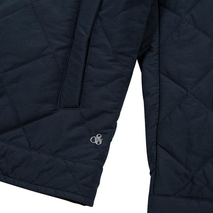 Quilted Short Jacket | Navy