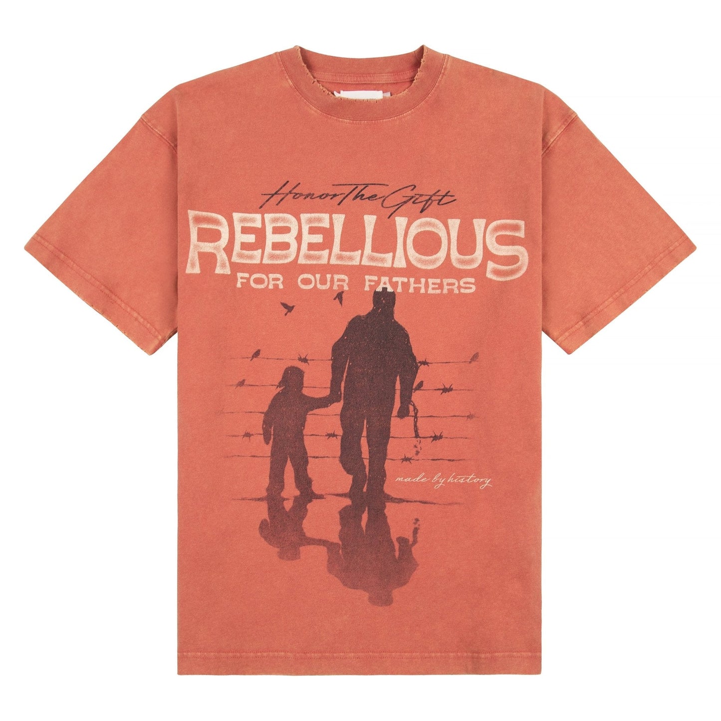 Rebellious for Our Fathers Tee | Brick