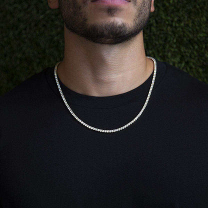 3mm Diamond Tennis Necklace