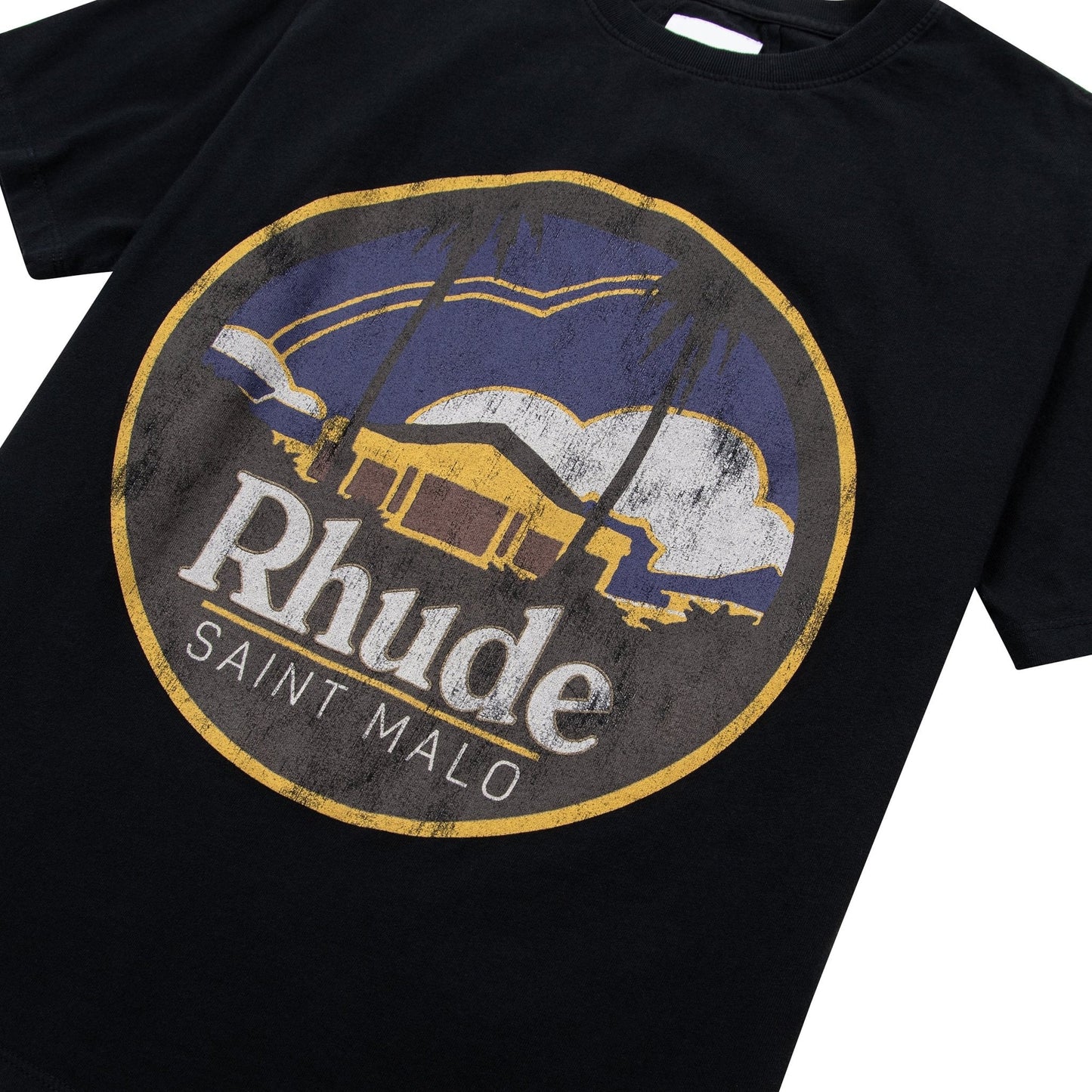 Saint Malo Tee | Vintage Black