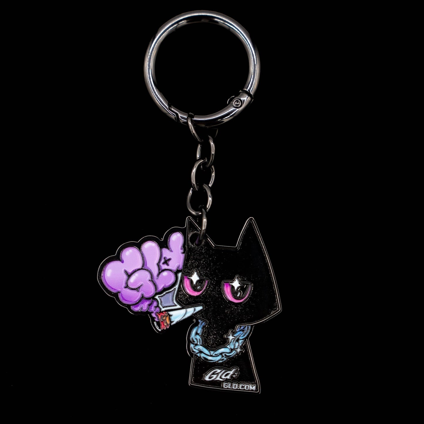 Box Chain + Smoking Cat Key Chain